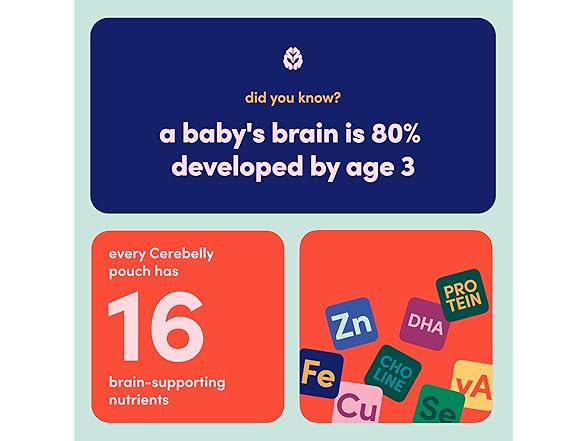 Cerebelly Sweet Potato Mango, 6pk