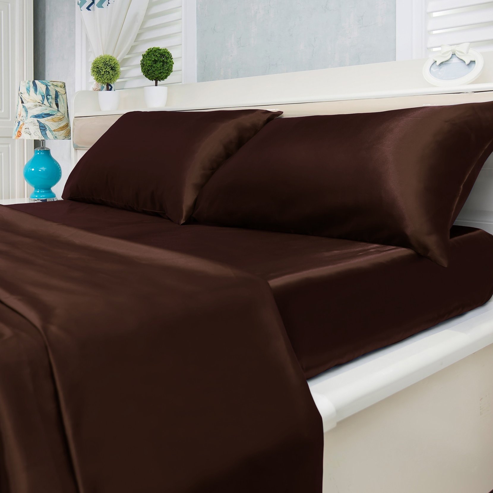 Luxury Home Polyester Sheet Set (4-Pc) - Gallery 6