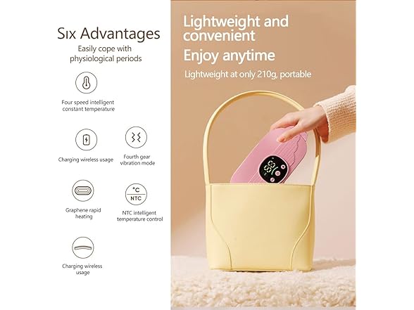 Portable Heating Pad for Period Cramps