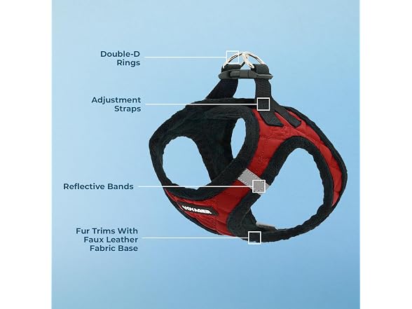 Best Pet Supplies Red Plush, S