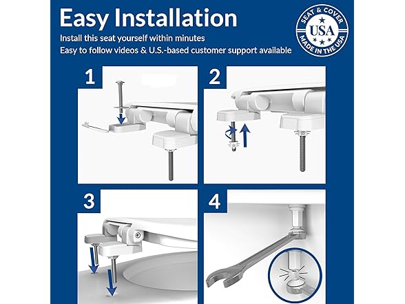 Mayfair Little2Big Toilet Seat with Built-In Tod