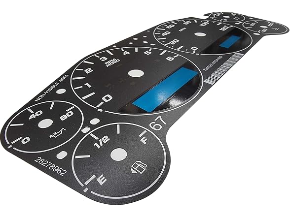 TAE Tanin Auto Electronix Custom Black Speedometer