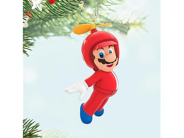 Hallmark Nintendo Propeller Mario Ornament