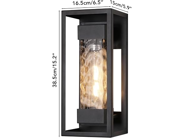 PARTPHONER Outdoor Wall Lights 2 Pack