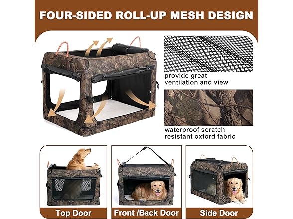 KOOPRO Collapsible Dog Crate