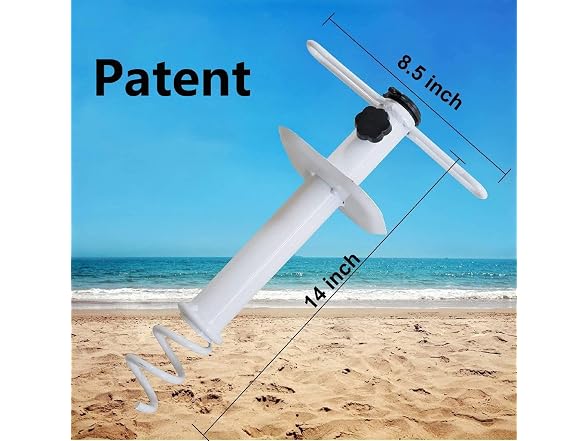 AMMSUN Beach Umbrella Sand Anchor