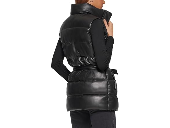 Levi's Women Vegan Leather Puffer Vest