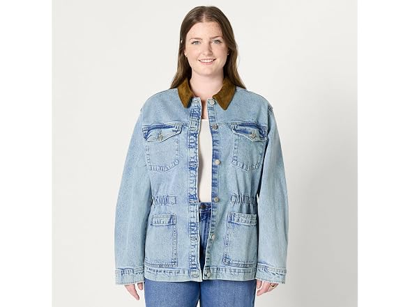 Amazon Essentials Women's Waist Barn Jacket