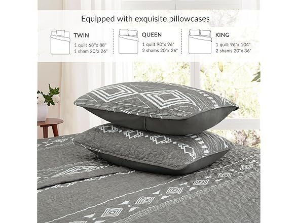 Whale Flotilla Queen Size Quilt Set