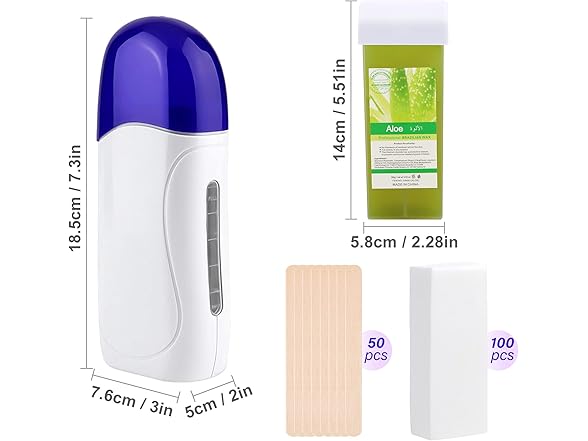 Dr.Pedi Roll on Wax Kit for Hair Removal