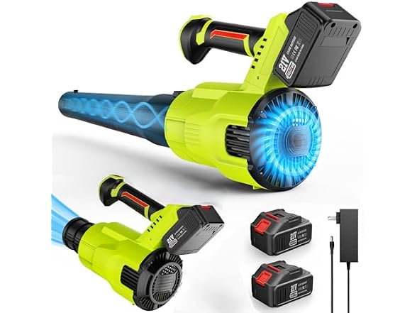 LUCKPRO Electric Cordless Leaf Blower