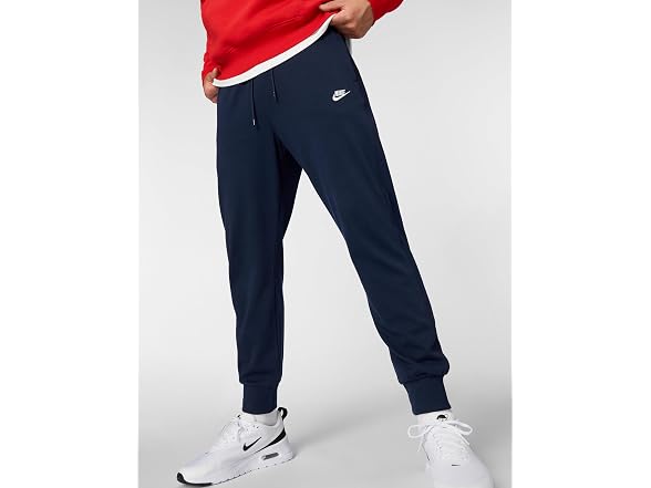 Nike Men's Club Knit Joggers, Obsidian/W