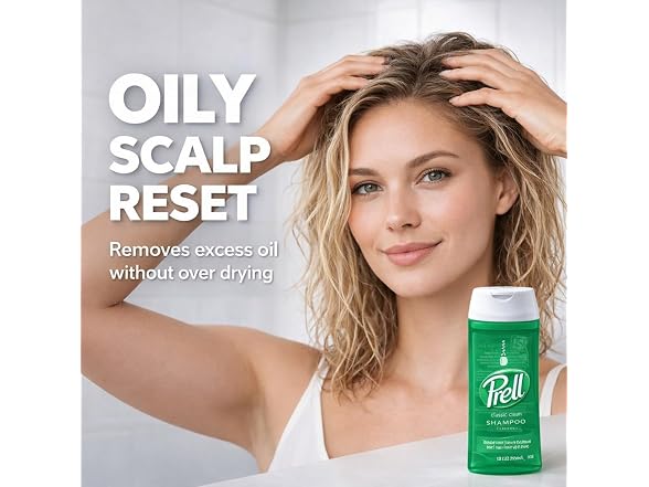 Prell Original Green Shampoo Men and Women 13.5oz