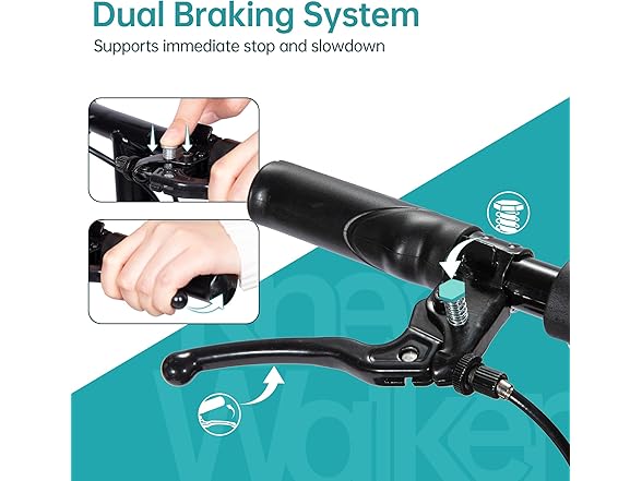 ELENKER Knee Scooter Economy Steerable Knee Walker with 10"  (Open Box)