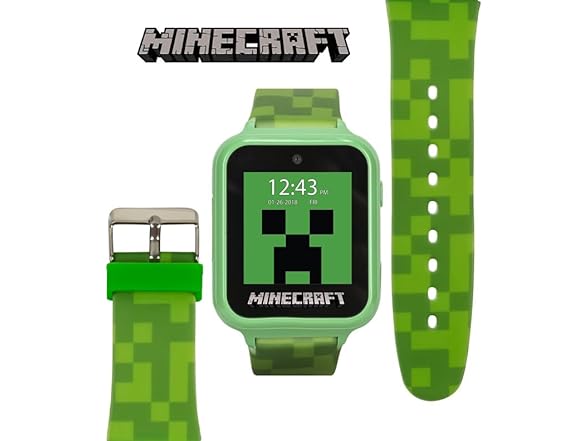 Minecraft Kids LED Smartwatch