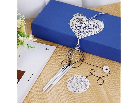 Best Friend Wind Chime with a Heart