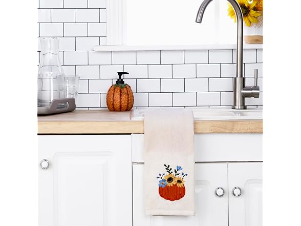 SKL Home Pumpkin Bouquet Hand Towel Set-2pc