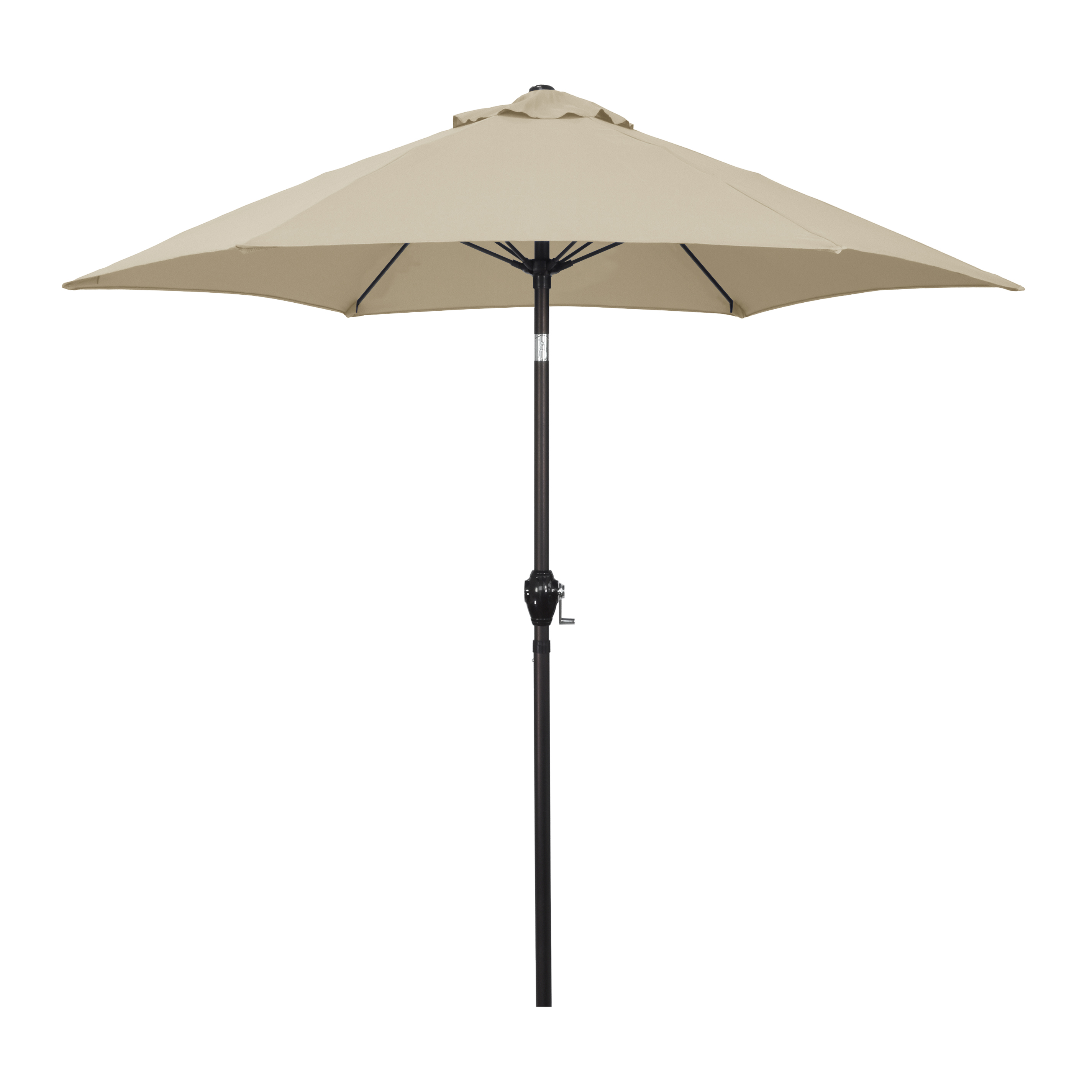 Astella 7.5'Rd Tiliting Aluminum Patio Umbrella, Crank Open - Gallery 32