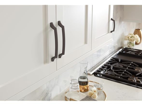 Amerock Bellamy 6-5/16" Center-to-Center Bronze Cabinet Pull