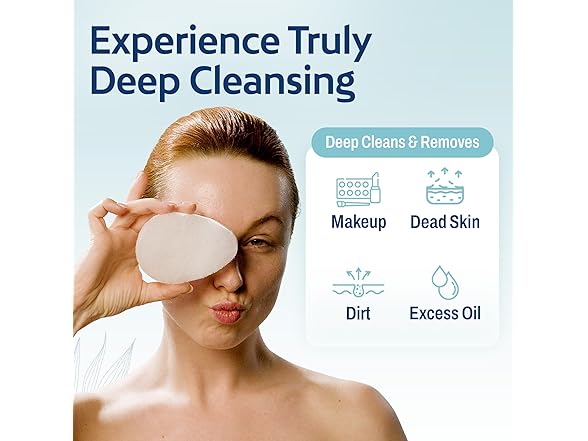 HartFelt 2ct Tear Drop Face Scrubber for Women 