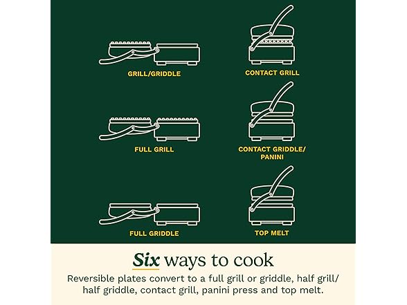 Cuisinart GR-300WSP1FR 6-in-1 Elite Griddler Stainles