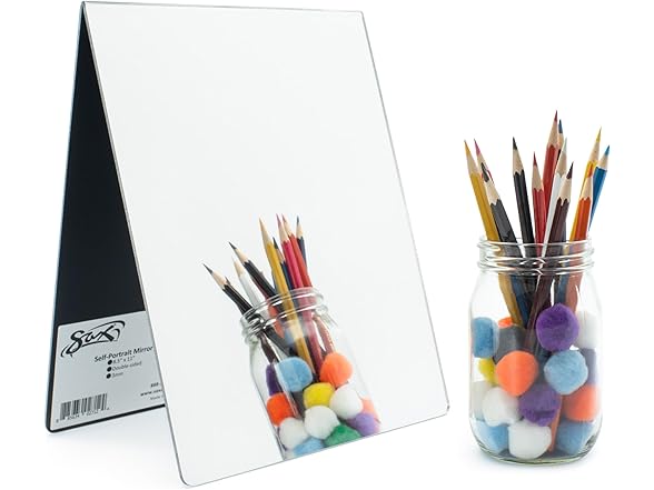 Sax Double Sided Self-Portrait Mirror