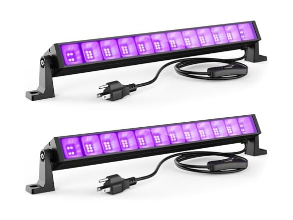 2PCS 40W LED Black Light Bar