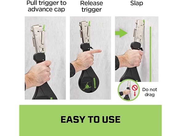 STINGER CH38-2 Cap Staple Hammer Tacker Plus Two