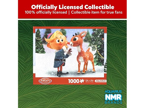 Aquarius Rudolph the Red Nosed Reindeer 1000 Piece Jigsaw Puzzle