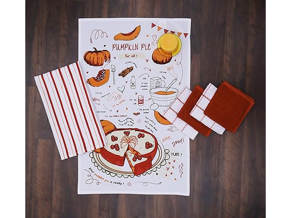 AMOUR INFINI Cotton Kitchen Towels