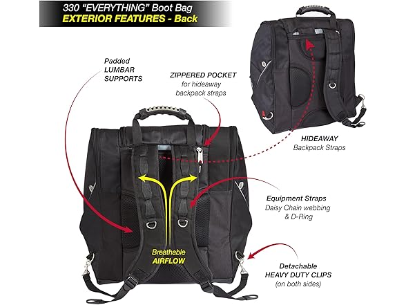 Athalon Everything Boot Bag/Backpack
