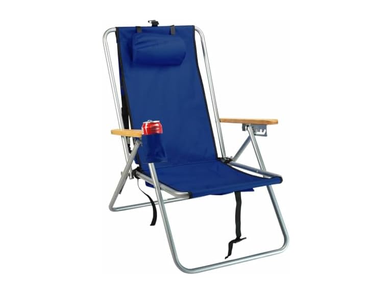 Rio Beach 4-Position Steel Backpack Chair