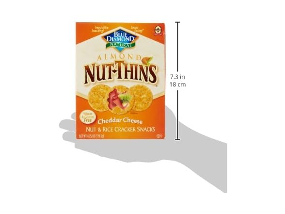 Blue Diamond Almonds Cheddar Nut-Thins, 4.2