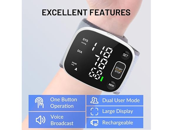 Ametmed Blood Pressure Monitor Home Use