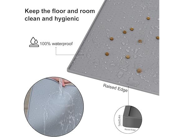 EPESTOEC Premium Silicone Dog Food Mat