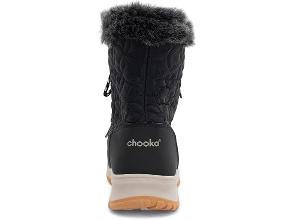 Chooka Womens Belltown Mid Faux Fur Cold Weather Boot