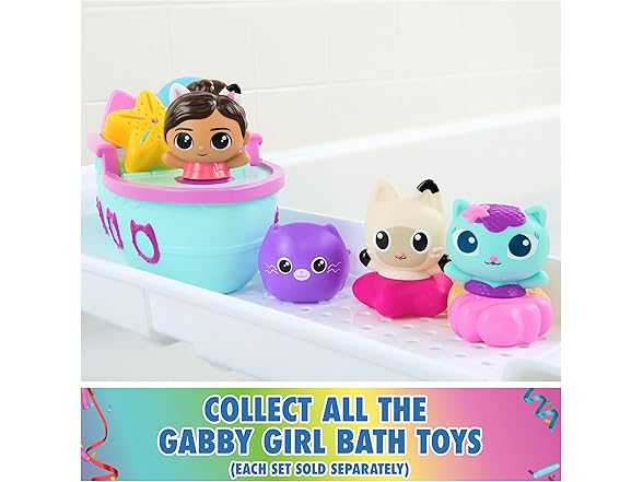 GABBY'S Dollhouse Gabby & SS Mercat Bath Set