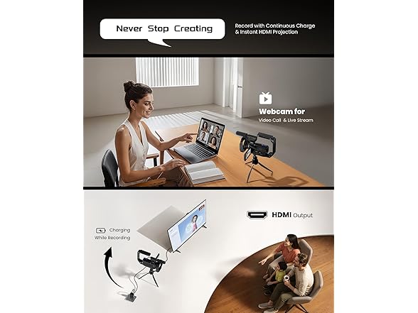 BREGOO 5K Video Camera Camcorder