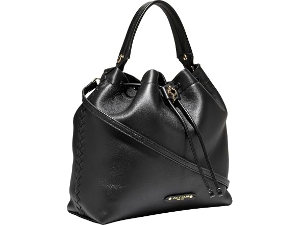 Cole Haan Isabella Bucket Crossbody Bag, Black