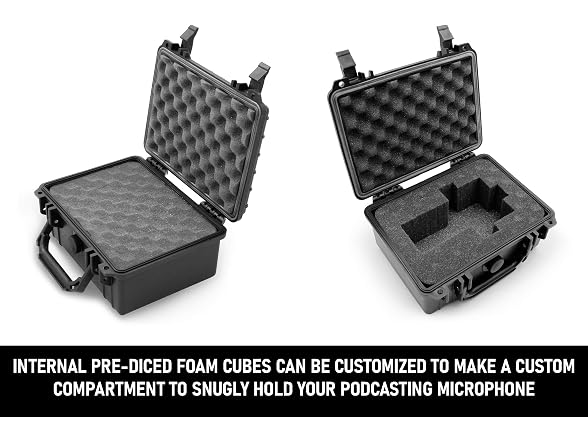 CASEMATIX Waterproof Case Compatible Mic