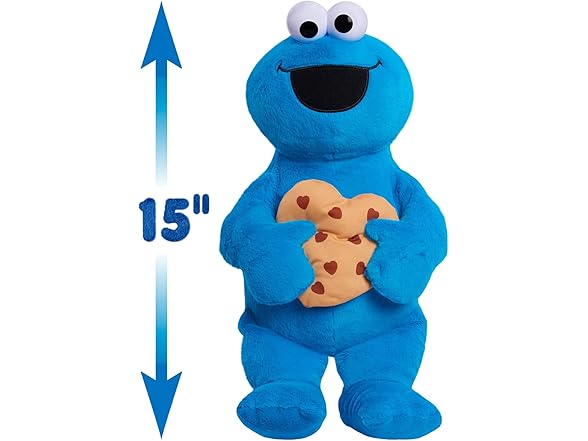 Sesame Street Sweet Love 15-inch Cookie Monster