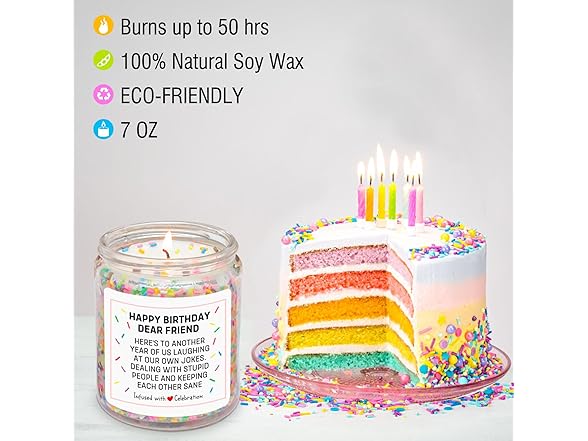 Happy Birthday Vanilla Candle 3-Pack