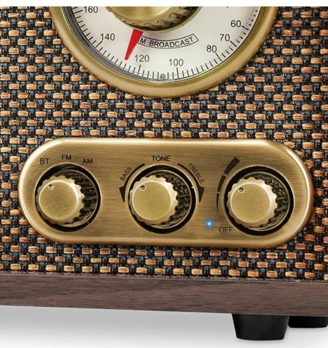 (NEW) Victrola Retro Bluetooth/FM/AM Radio - Gallery 6