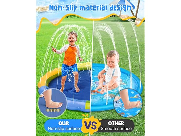 YSJILIDE Sprinkler Splash Play Mat