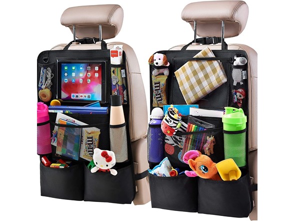 Car Seat Organizer - 2PK, Black