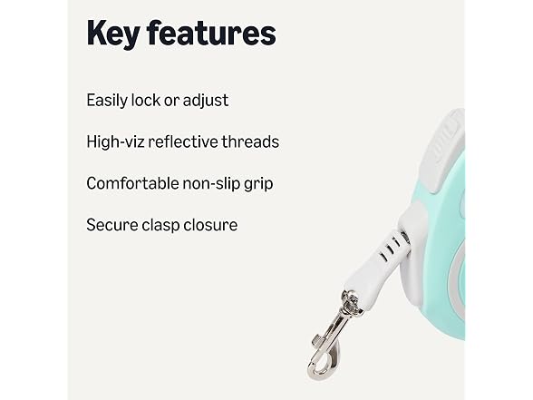 Amazon Basics Retractable Dog Leash, Double - Gallery 2