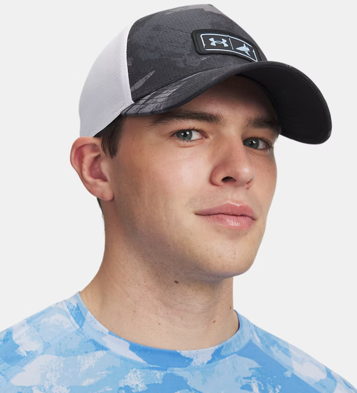 Under Armour BlacktipH Mid Trucker Hat - Gallery 14
