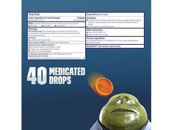 Mucinex InstaSoothe Throat Drops 40ct