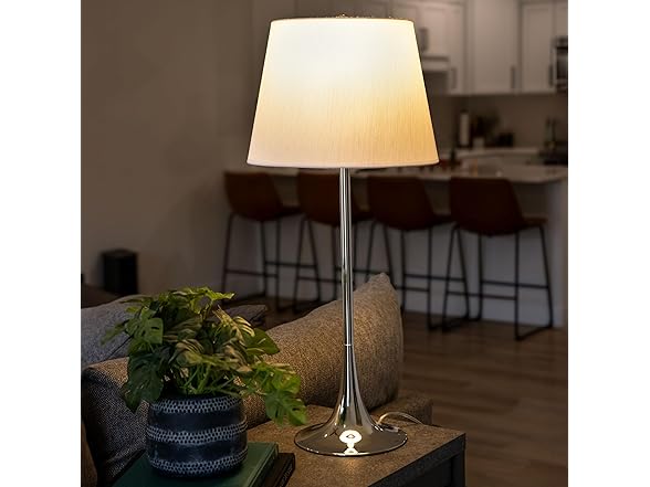 Modern Splendor Floor & Table Lamp Set