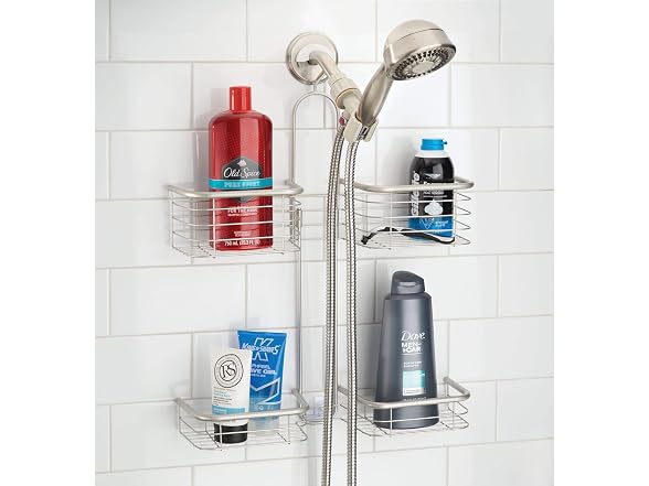 iDesign Hanging Handheld Shower Hose Caddy